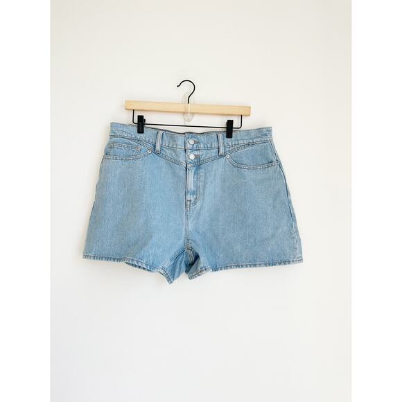NWOT Madewell The Momjean Short in Essen Wash: Yoke Edition - Picture 4 of 5